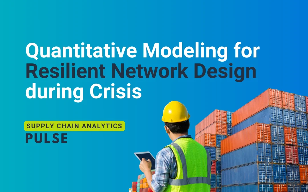 Quantitative Modeling for Resilient Network Design during Crisis